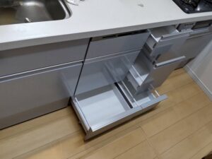 埼玉のキッチン取付け隊　ビルトイン食洗機の後付け新設　施工後